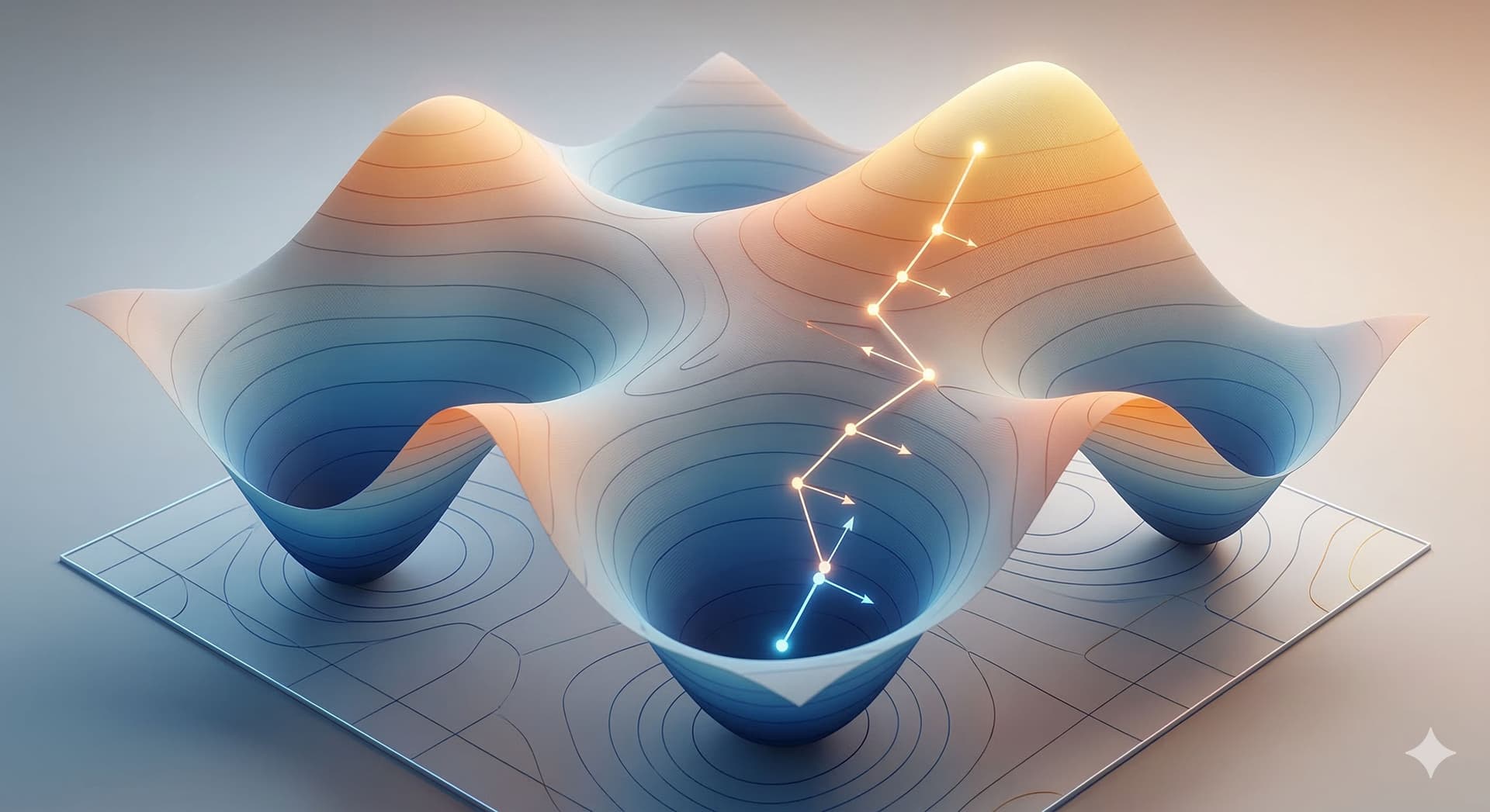 The Geometry of Gradient Descent: Curvature, Saddle Points, and Loss Landscapes